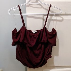 🔥🔥FAST SALE!! Burgundy tank top ARDENE